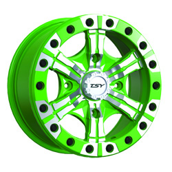 15x7 OAT Lime Green Wheel
